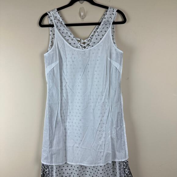 Vineyard Vines Fan Border Print Maxi Dress S Beach Resort Coastal Summer Bandana - Picture 11 of 11